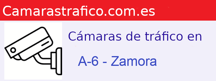 Cámaras dgt en la A-6 en la provincia de Zamora